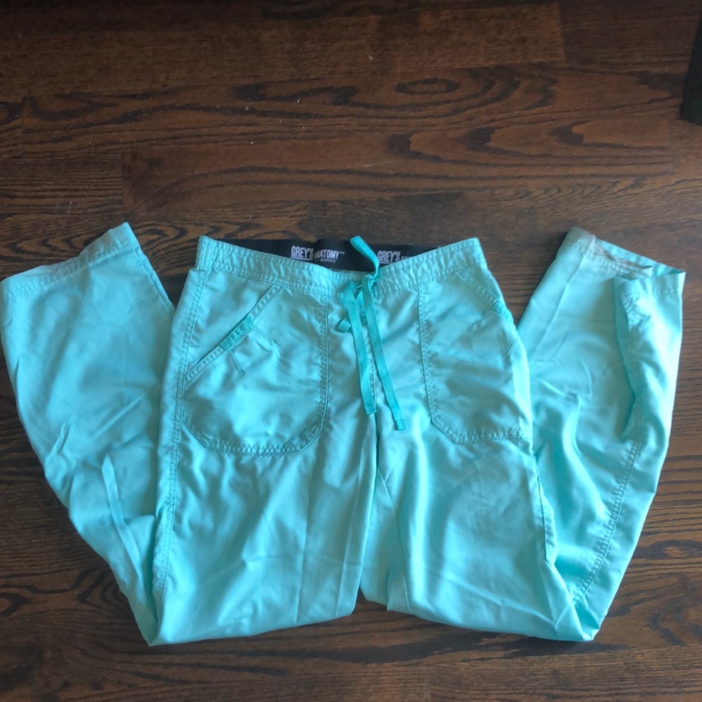 Teal greys anatomy scrub pants size small